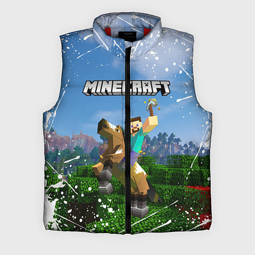 Мужской жилет MINECRAFT / 3D-Красный – фото 1