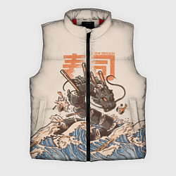 Мужской жилет Sushi dragon, цвет: 3D-красный