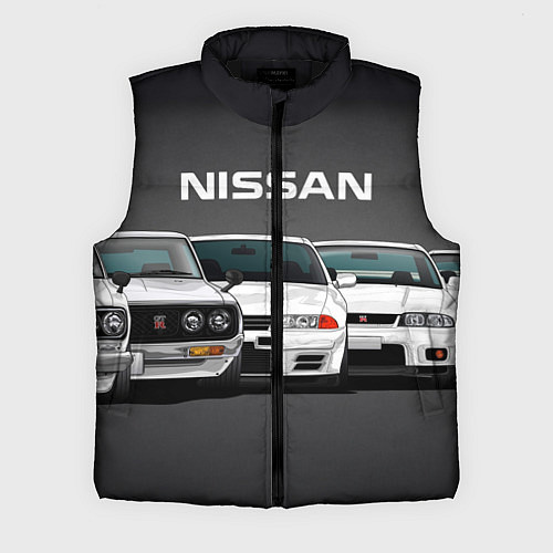 Мужской жилет NISSAN / 3D-Черный – фото 1