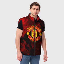 Мужской жилет МАНЧЕСТЕР ЮНАЙТЕД, цвет: 3D-красный — фото 2
