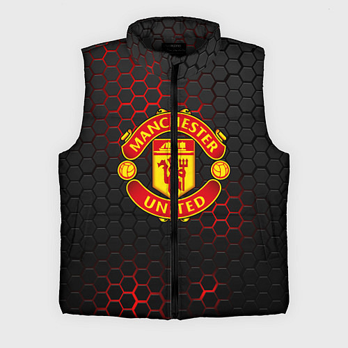 Мужской жилет МАНЧЕСТЕР ЮНАЙТЕД / 3D-Черный – фото 1