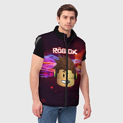 Мужской жилет ROBLOX, цвет: 3D-светло-серый — фото 2