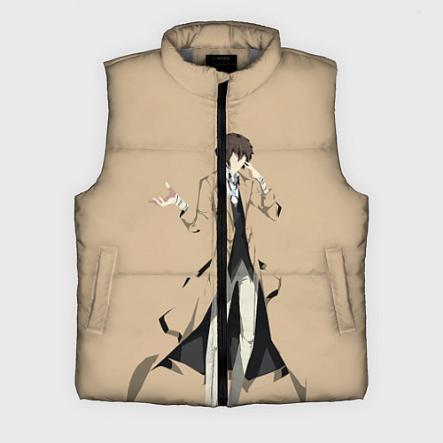 Мужской жилет Osamu Dazai / 3D-Светло-серый – фото 1