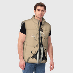 Мужской жилет Osamu Dazai, цвет: 3D-светло-серый — фото 2