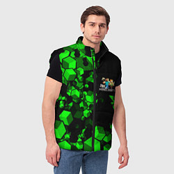Мужской жилет MINECRAFT, цвет: 3D-черный — фото 2