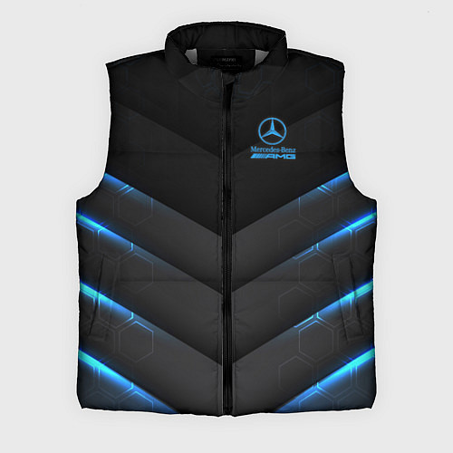Мужской жилет Mercedes-AMG / 3D-Светло-серый – фото 1