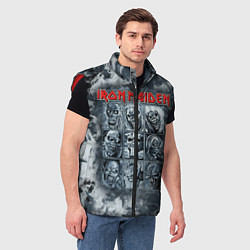Мужской жилет Iron Maiden, цвет: 3D-красный — фото 2