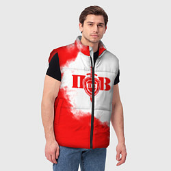 Мужской жилет Пограничные Войска, цвет: 3D-красный — фото 2