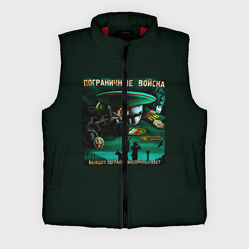 Мужской жилет Пограничные Войска / 3D-Красный – фото 1