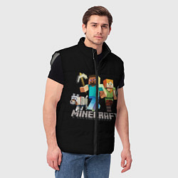 Мужской жилет MINECRAFT, цвет: 3D-светло-серый — фото 2
