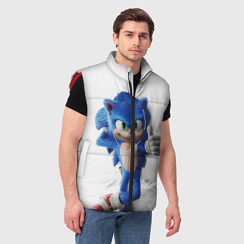 Мужской жилет SONIC / 3D-Красный – фото 3