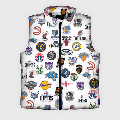 Мужской жилет NBA Pattern / 3D-Черный – фото 1
