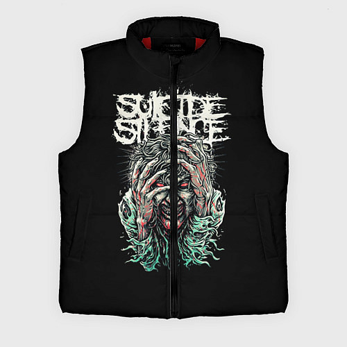 Мужской жилет Suicide silence / 3D-Красный – фото 1