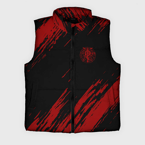 Мужской жилет Стальной алхимик / 3D-Черный – фото 1