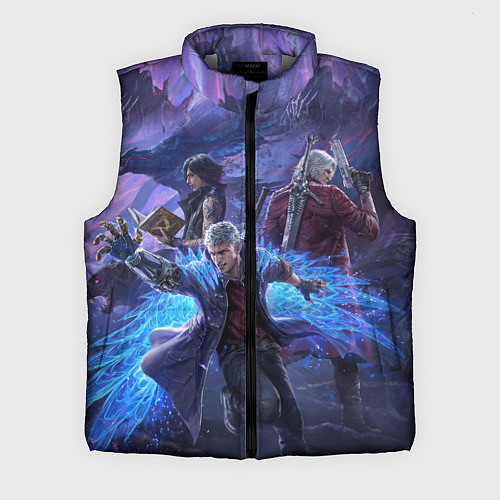 Мужской жилет DEVIL MAY CRY / 3D-Светло-серый – фото 1