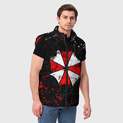 Мужской жилет RESIDENT EVIL UMBRELLA, цвет: 3D-красный — фото 2