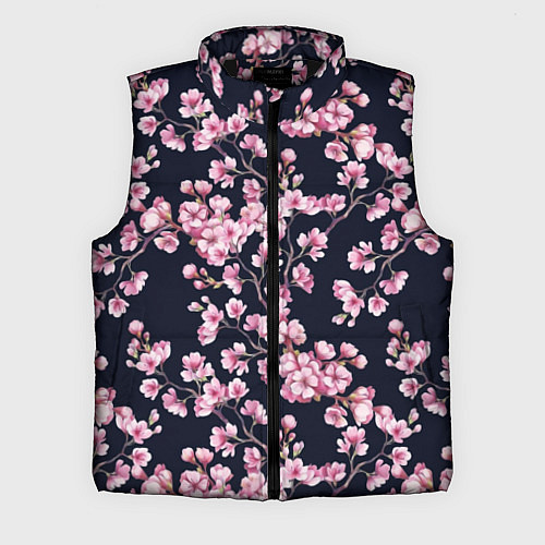 Мужской жилет Сакура / 3D-Черный – фото 1