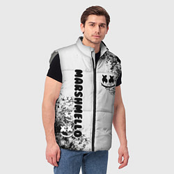 Мужской жилет Marshmello, цвет: 3D-светло-серый — фото 2