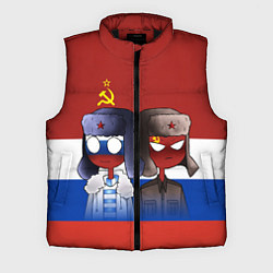 Мужской жилет СССР - Россия, цвет: 3D-черный