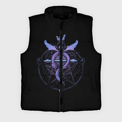 Мужской жилет Стальной алхимик / 3D-Черный – фото 1