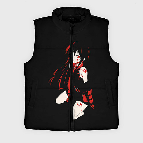 Мужской жилет Anime Girl / 3D-Черный – фото 1