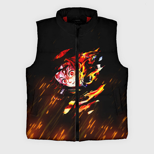 Мужской жилет KIMETSU NO YAIBA / 3D-Красный – фото 1