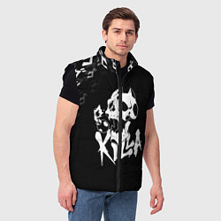 Мужской жилет KILLER QUEEN, цвет: 3D-черный — фото 2