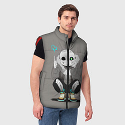 Мужской жилет UNDERTALE, цвет: 3D-красный — фото 2