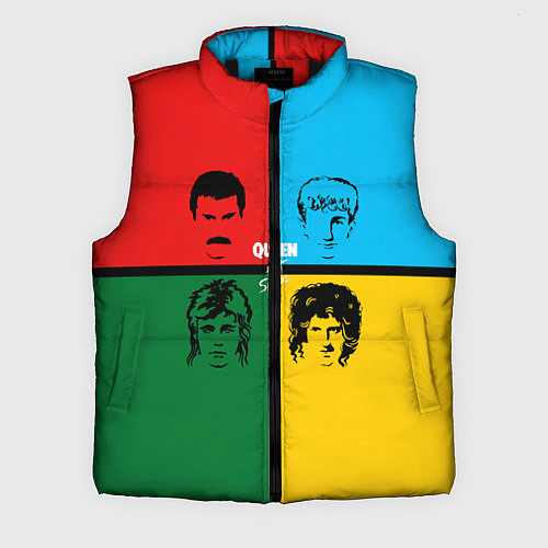 Мужской жилет Queen / 3D-Черный – фото 1