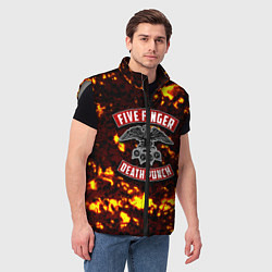 Мужской жилет Five Finger Death Punch, цвет: 3D-светло-серый — фото 2