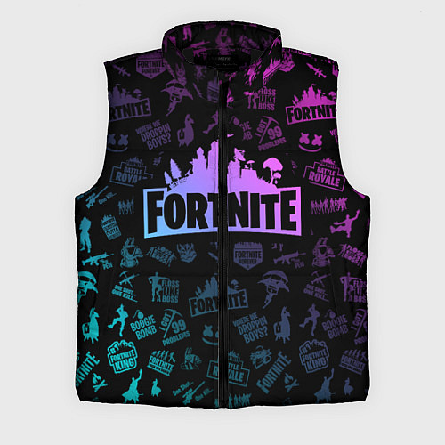 Мужской жилет FORTNITE / 3D-Черный – фото 1