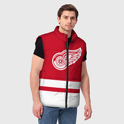 Мужской жилет Детройт Ред Уингз, цвет: 3D-черный — фото 2