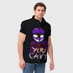 Мужской жилет Five Nights At Freddy's, цвет: 3D-черный — фото 2