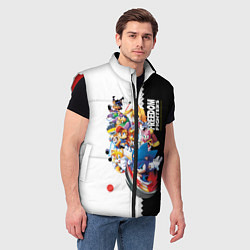Мужской жилет СОНИК, цвет: 3D-красный — фото 2