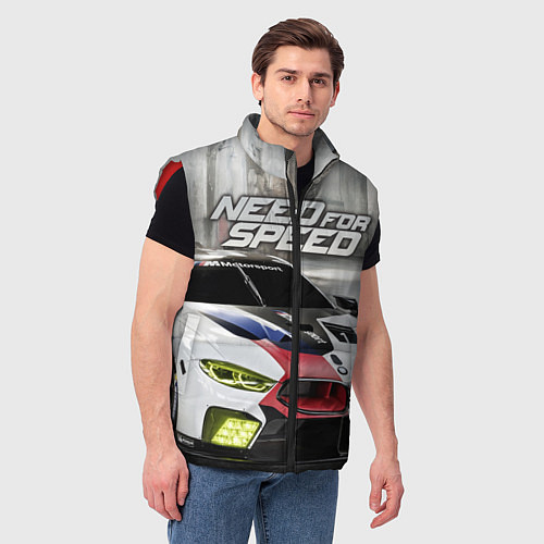 Мужской жилет Need for Speed / 3D-Красный – фото 3