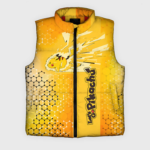 Мужской жилет Pikachu / 3D-Красный – фото 1