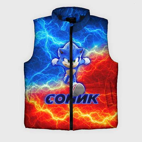 Мужской жилет СОНИК / 3D-Черный – фото 1