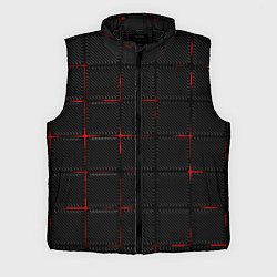 Мужской жилет 3D Плиты Red & Black