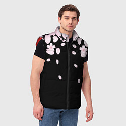 Мужской жилет САКУРА, цвет: 3D-красный — фото 2