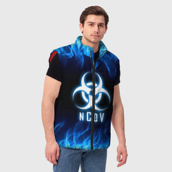 Мужской жилет NCoV, цвет: 3D-красный — фото 2