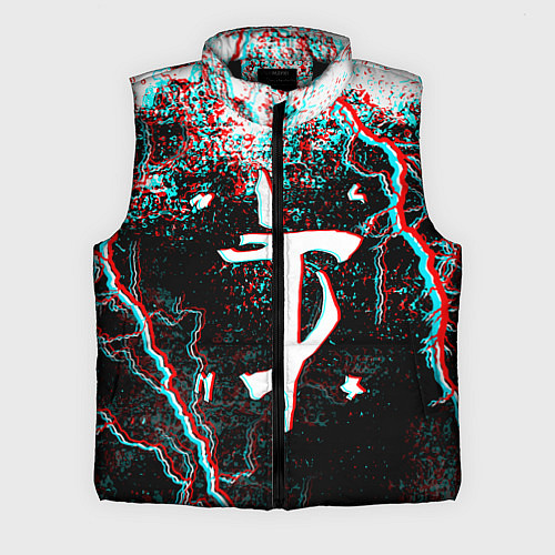 Мужской жилет DOOM ETERNAL GLITCH / 3D-Черный – фото 1