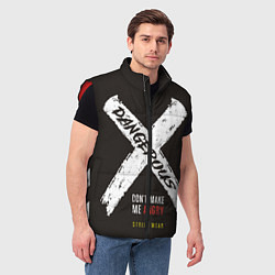 Мужской жилет Off-White: Dangerous, цвет: 3D-красный — фото 2