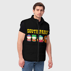 Мужской жилет South Park, цвет: 3D-черный — фото 2