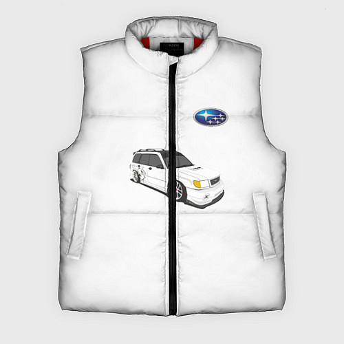 Мужской жилет SUBARU / 3D-Красный – фото 1