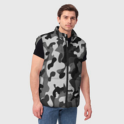 Мужской жилет ГОРОДСКОЙ КАМУФЛЯЖ, цвет: 3D-светло-серый — фото 2