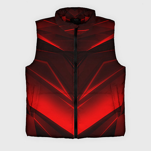 Мужской жилет GEOMETRY STRIPES / 3D-Красный – фото 1