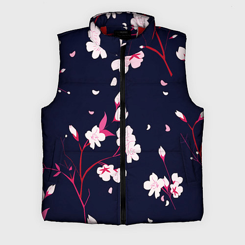 Мужской жилет Сакура / 3D-Красный – фото 1