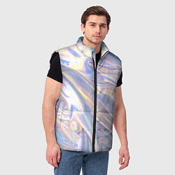 Мужской жилет Фольга, цвет: 3D-черный — фото 2