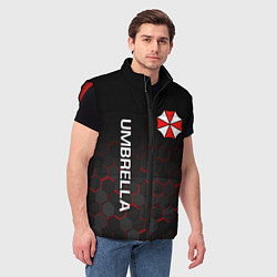 Мужской жилет UMBRELLA CORP, цвет: 3D-красный — фото 2