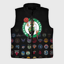 Мужской жилет Boston Celtics 1, цвет: 3D-черный